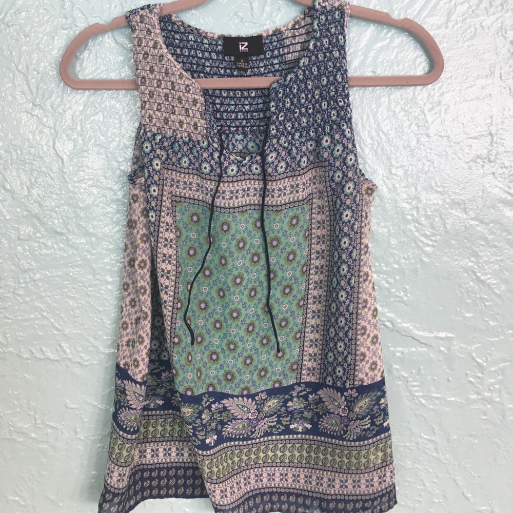 Printed Summer Tank S Small